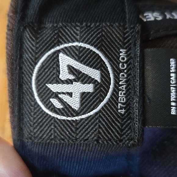 Brooklyn Nets Snapback Hat '47 Brand Captain Two Tone "Toffee" NWT  Rare - Picture 9 of 11